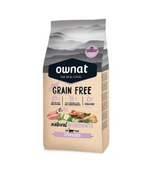 Ownat Just Grain Free Sterilized Gato 8 Kg