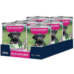 Eukanuba Puppy Cordero con Patatas Perros Latas 6 x 400 gr