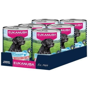 Eukanuba Senior Trucha con Batata Perros Latas 6 x 400 gr