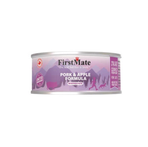 FirstMate Cerdo y Manzana Paté para Gatos Latas 91 gr