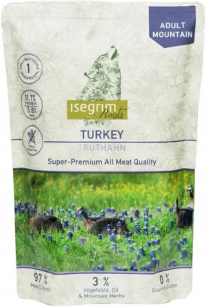 Isegrim Roots Adult Pavo Sobre para Perros 7 x 410 gr