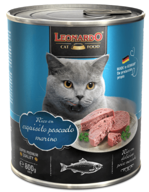 Leonardo Rico en Pescado Marino Lata para Gatos 800 gr
