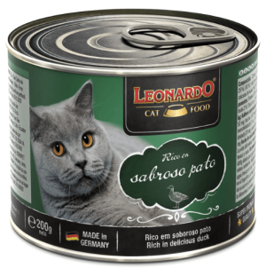 Leonardo Rico en Pato Lata para Gatos 6 x 200 gr