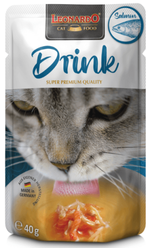 Leonardo Drink Salmón Bebida para Gatos 20 x 40 gr
