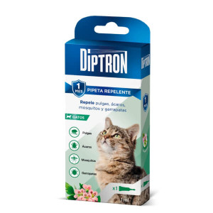 Diptrón Pipeta Repelente Diptron para Gatos