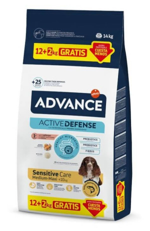 Advance Sensitive Salmon & Rice 12 + 2 Kg!