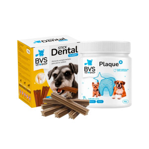 BVS Vet Shop Pack Plaque Plus + Dental Stick 7 unidades