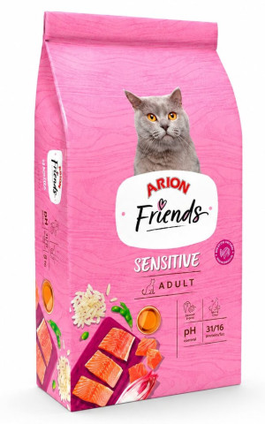 Arion Friends Sensitive para Gatos 9 Kg
