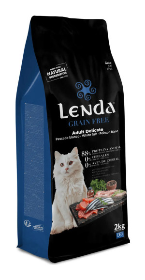 Lenda Grain Free Adult Cat Delicate para Gatos 2 Kg