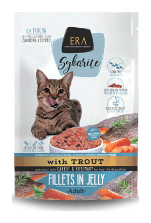 ERA Pet Food ERA Sybarite Trucha en Gelatina Lata para Gatos 85 gr