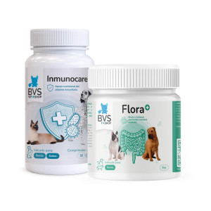 Pack Inmunocare + Flora Plus BVS Vet Shop