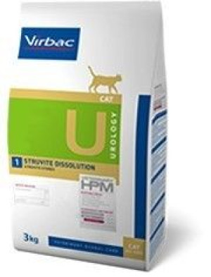 Virbac U1 - Cat Urology Struvite Dissolution 3 kg
