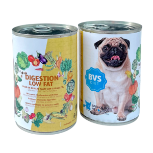 BVS Vet Shop Diet Digestion + Light Pavo con Calabaza Lata para Perros Blanco 12 x 400 gr