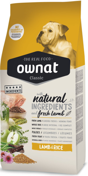 Ownat Classic Lamb & Rice Perro 12 Kg