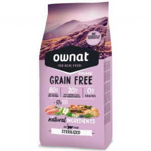 Ownat Grain Free Prime Sterilized Gato 3 Kg