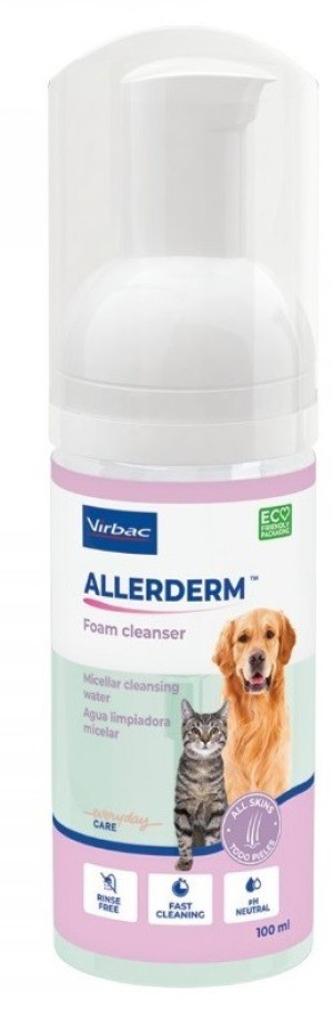 Virbac Allerderm Foam Cleanser 100 ml
