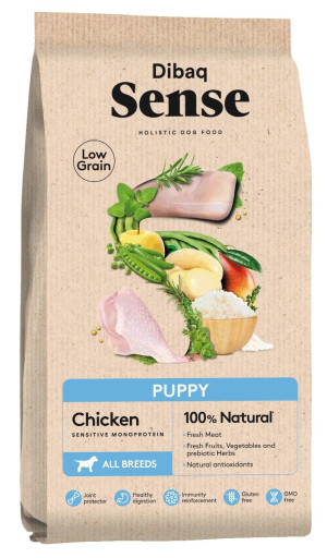 Dibaq Sense Puppy Low Grain Chicken 2 x 12 kg