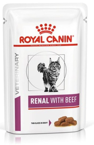 Royal Canin Gato Renal Buey Salsa Sobres 12 x 85 gr