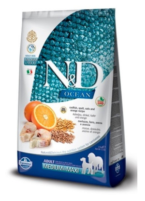Farmina ND Ocean Low Grain Medium / Maxi Bacalao 2 x 12 kg