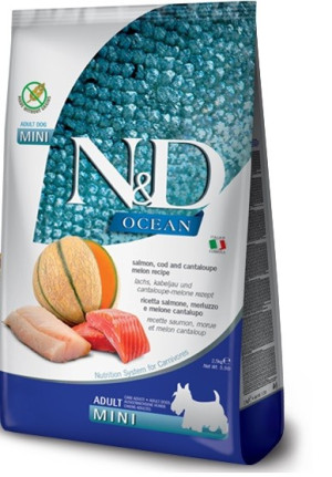Farmina ND Ocean Grain Free Mini Salmón Bacalao 7 Kg