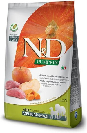 Farmina ND Pumpkin Grain Free Medium / Maxi Jabalí 12Kg