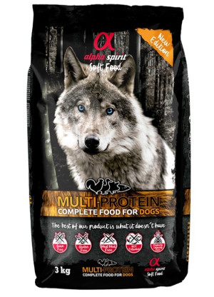 Alpha Spirit Multiprotein Semihúmedo Perro 3 Kg