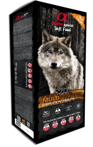 Alpha Spirit Multiprotein Semihúmedo Perro 2 x 9 kg