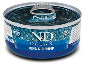 Farmina ND Ocean Atun y Gambas Gato Latas 24 x 70 gr