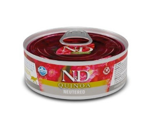 Farmina ND Quinoa Neutered Gato Latas 24 x 80 gr
