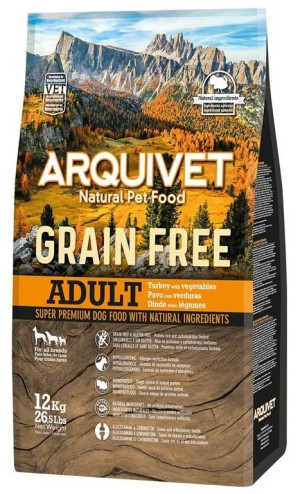 Arquivet Adult Grain Free Pavo con Verduras 12 Kg