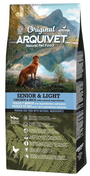 Arquivet Original Senior Light Pollo y Arroz 2 x 12 kg