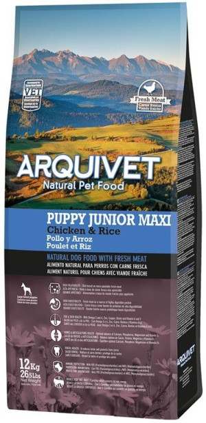 Arquivet Puppy Junior Maxi Pollo y Arroz 12 Kg