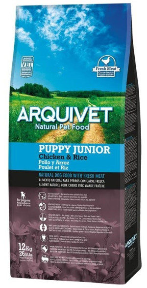 Arquivet Puppy Junior Pollo y Arroz 2 x 12 kg
