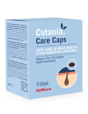VetNova Cutania Care Caps para Perros y Gatos