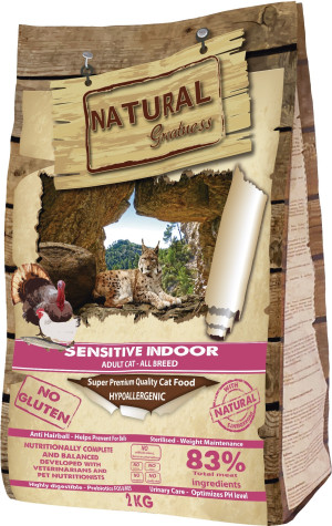 Natural Greatness Receta Cat Sensitive Indoor 2 Kg