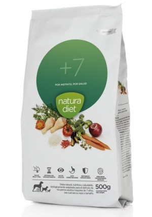 Natura Diet +7 para Perros 500 gr