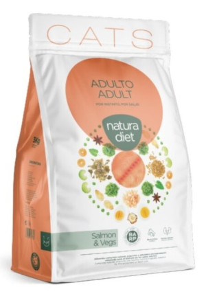Natura Diet Adult Salmón para Gatos 3 Kg