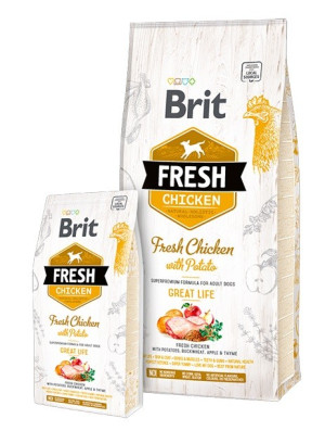 Brit Fresh Adult Pollo y Patata Great Life 2.5 Kg