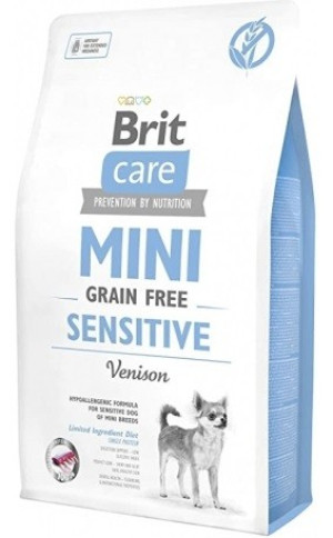 Brit Care Grain Free Raza Mini Sensible Venado 2 Kg