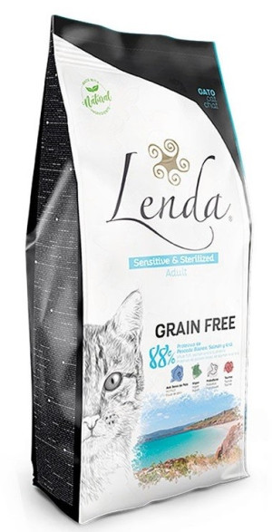 Lenda Adult Cat Sensitive & Sterilized Grain Free 2 Kg