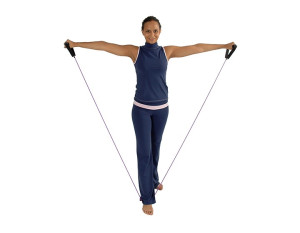 Tubing (rzemień) rehabilitacyjny MoVes FIT Tube 120 cm z uchwytami
