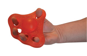 Trener dłoni elastyczny Power-Web Flex-Grip MoVes (kolor czerwony)