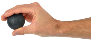 Trener dłoni piłeczka do ściskania MoVes 50 mm (różne kolory)