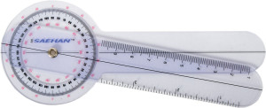 Goniometr plastikowy MoVes 15 cm 0 - 360 st. co 1 st. 08-030101