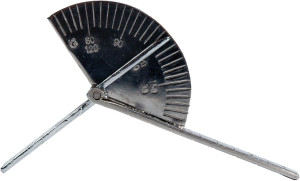 Goniometr palcowy ze stali nierdzewnej MoVes 9cm 180st. co 5st. - 08-030301