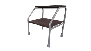 Schodek metalowy 2-stopniowy