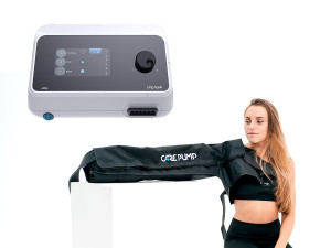 Zestaw AMAZONKA do drenażu limfatycznego prawej ręki 6-komorowy aparat CarePump Lite6 + 1 mankiet na prawą rękę, bark i pierś
