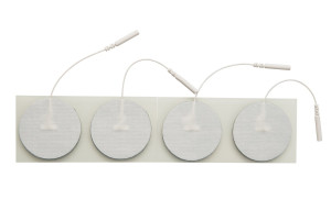 Elektroda samoprzylepna okrągła z kablem 2 mm (komplet 4 szt.)