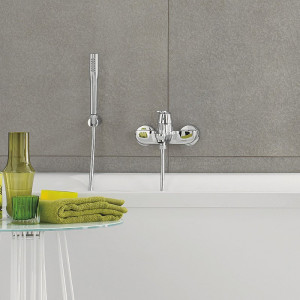 Baterie cada dus Grohe Eurosmart Cosmo,montare pe perete,set dus inclus-32832000