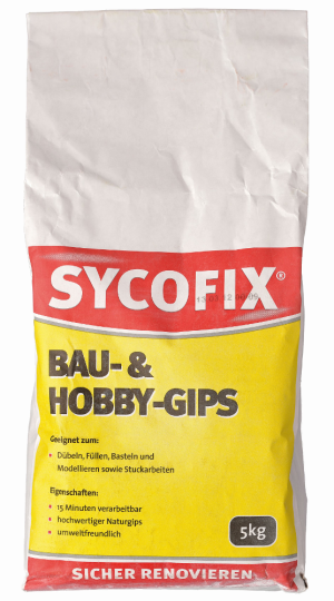 SYCOFIX ® Bau- und Hobby-Gips - 5kg 5 kg